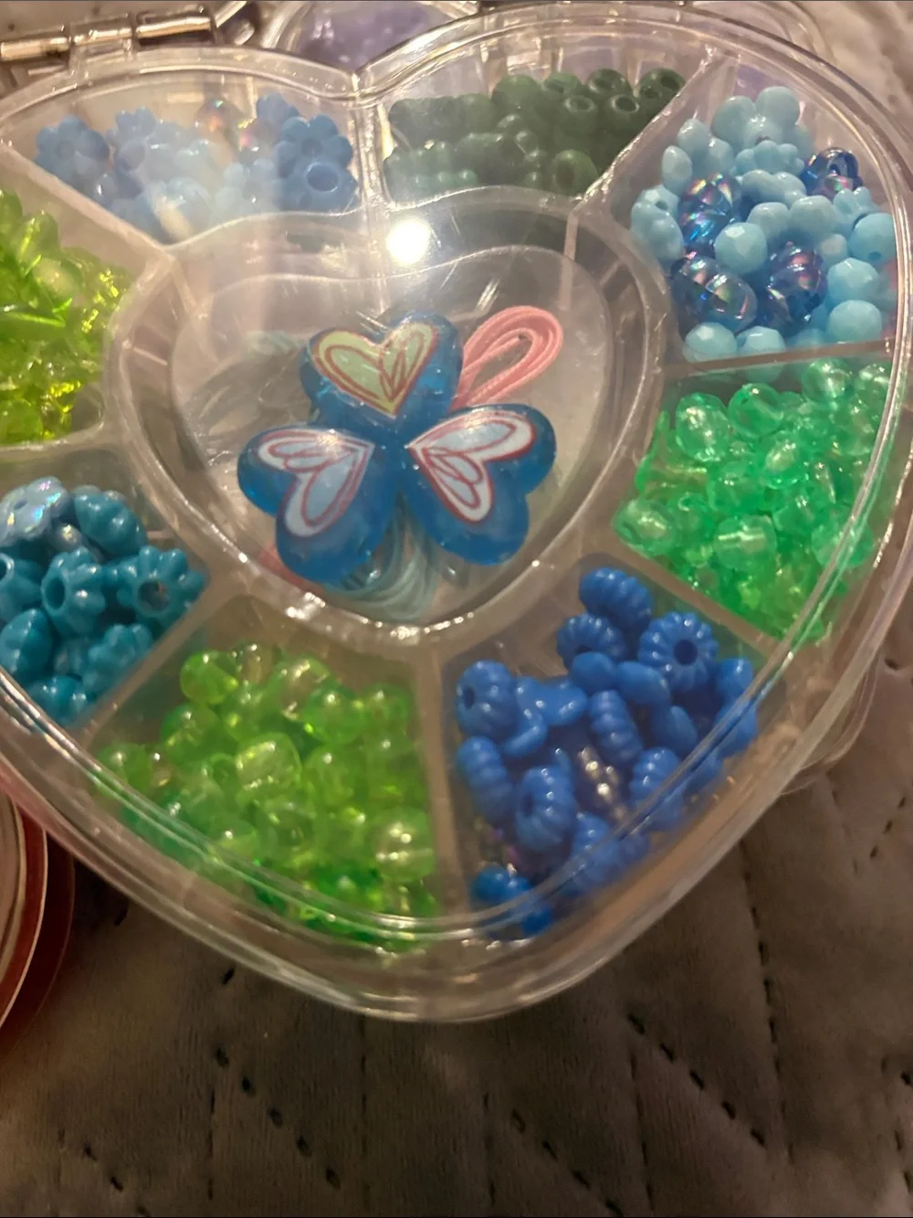 Three Bead Kits Heart Flower New